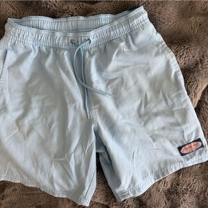 Men’s Vineyard Vines Light Blue striped Swim Shorts
